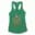 Ivalavu Aapukku Apparum Oru Soup Ah? Women's Racerback Tank in Solid Kelly Green Color